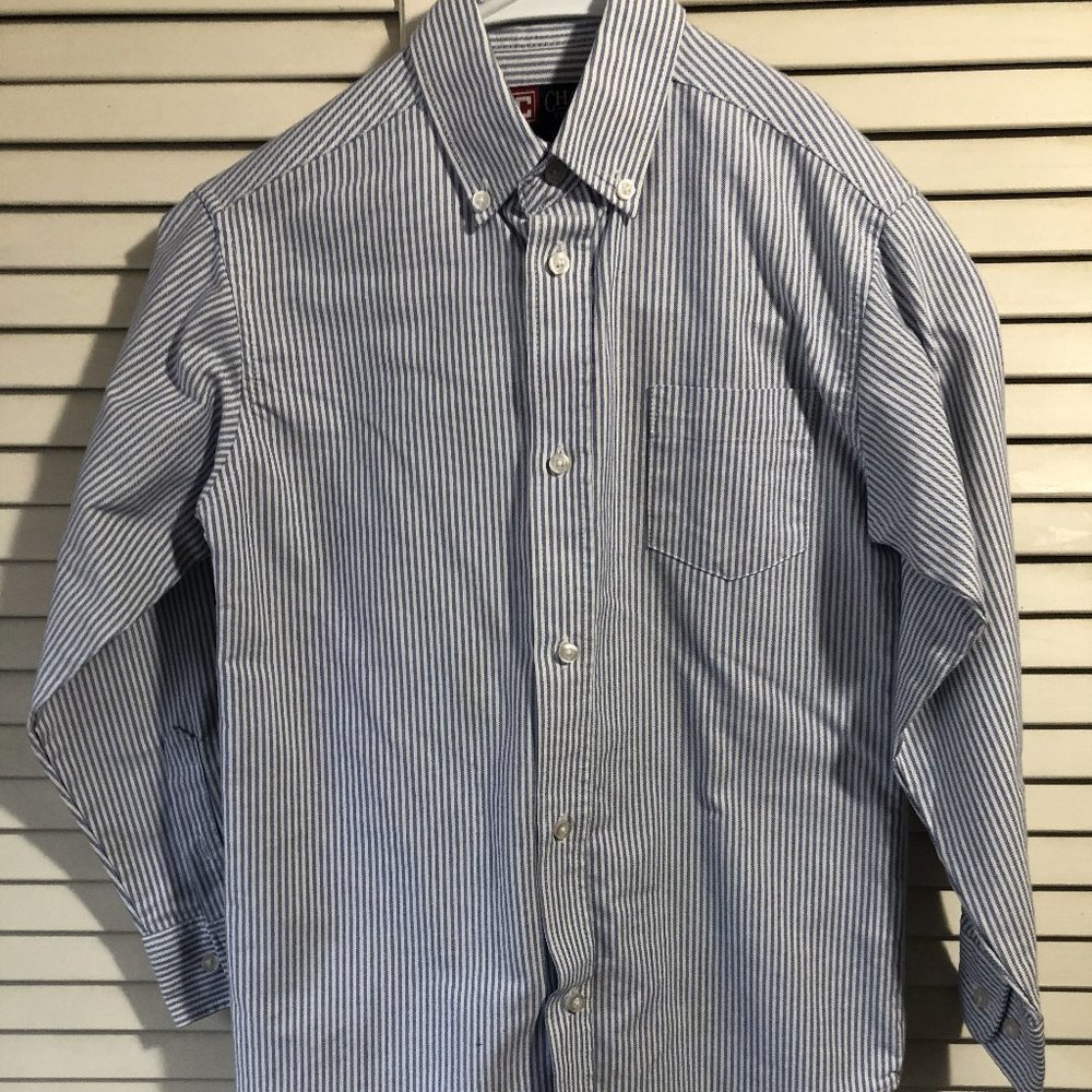 (2) BOY'S CHAPS OXFORD SHIRTS, SIZE 10 - Picture 5 of 7